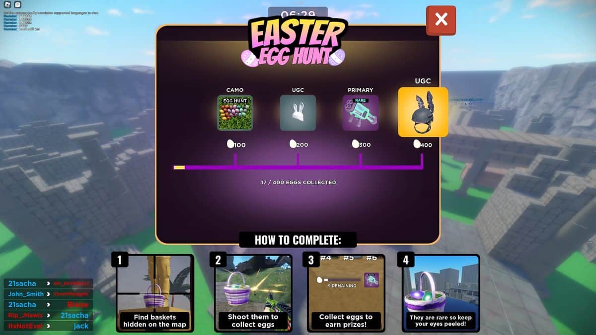 Gunfight Arena Adds The Hardest Easter Event Ever On Roblox