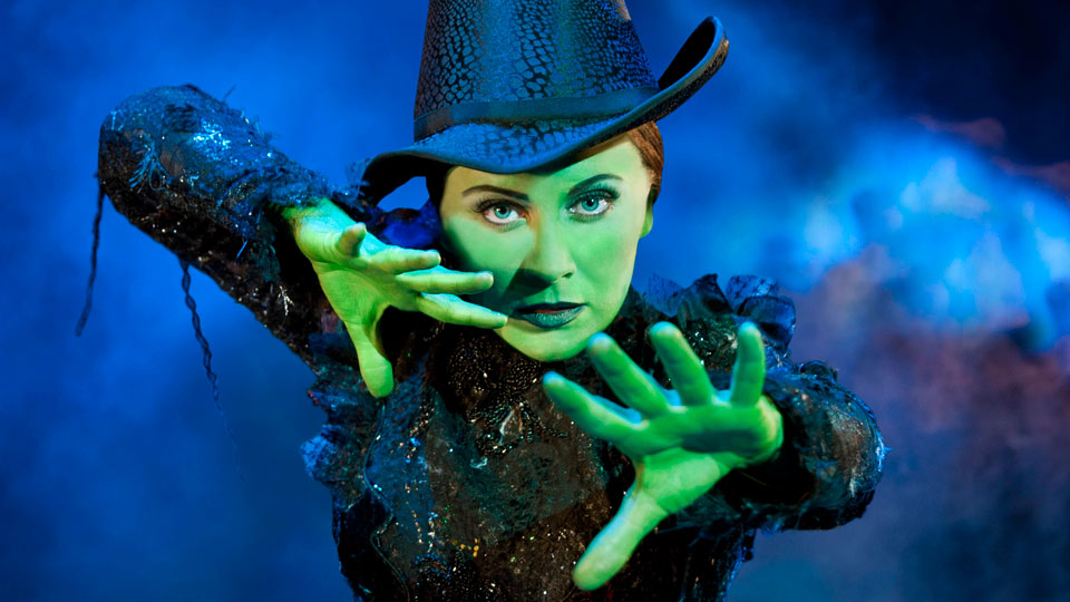 Louise Dearman as Elphaba in Wicked