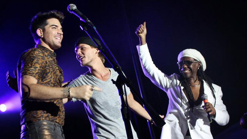Adam Lambert, Avicii and Nile Rodgers