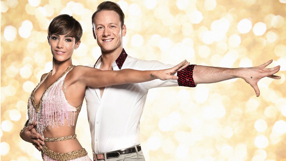 Frankie Bridge and Kevin Clifton