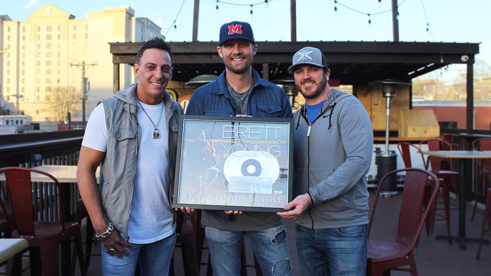 Trent Tomlinson, Brett Young and Tyler Reeve