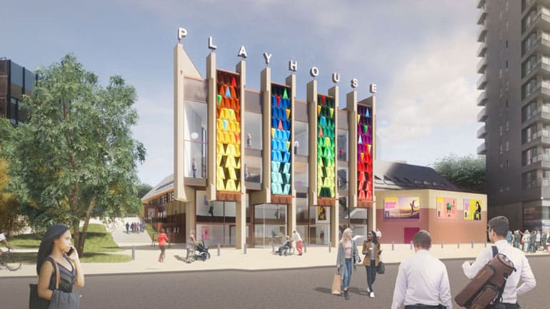 Leeds Playhouse new build visualisation
