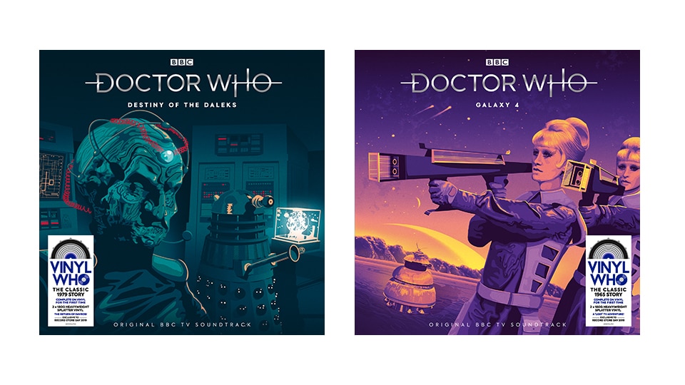 Doctor Who Record Store Day vinyls