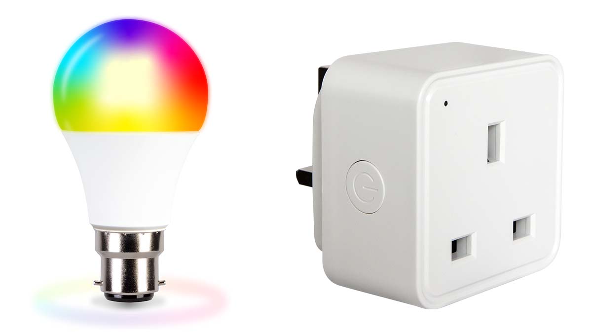 TCP Smart WiFi Multicolour LED Bulb and TCP Smart WiFi Plug