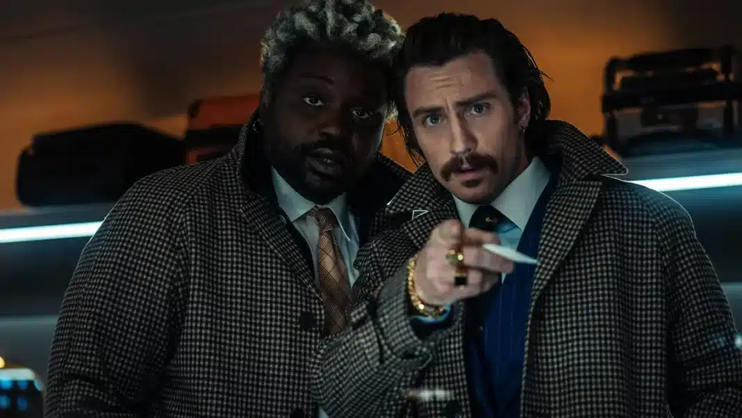 Bullet Train - Brian Tyree Henry and Aaron Taylor-Johnson