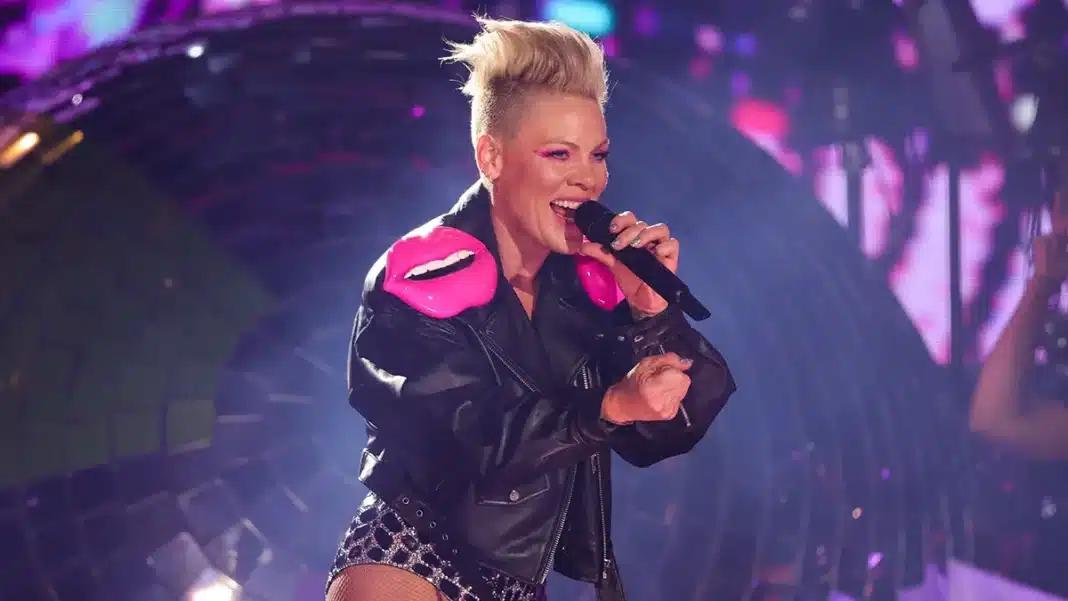 Pink in Bolton for her Summer Carnival World Tour